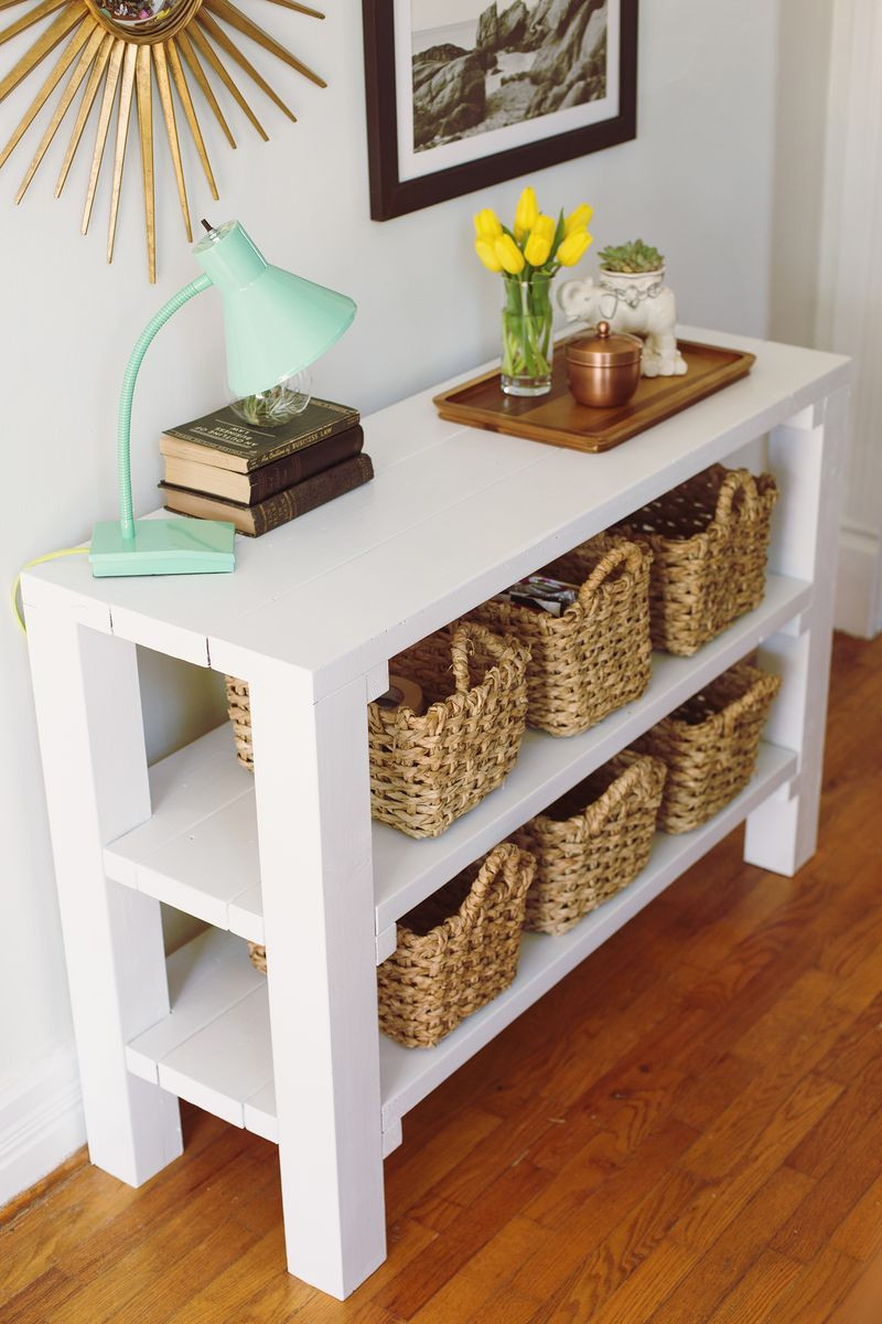 Best ideas about Entryway Table DIY
. Save or Pin 8 Gorgeous Entryway Tables You Can Make on a Bud Now.