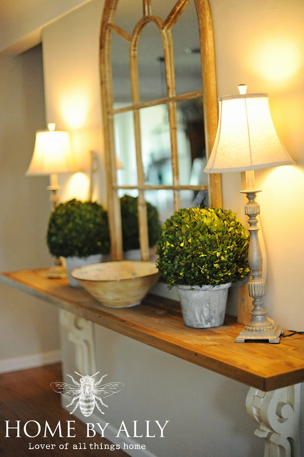 Best ideas about Entryway Table DIY
. Save or Pin Home by Ally DIY Entryway Table using corbels Now.