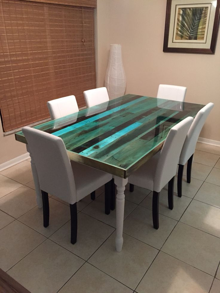 Best ideas about Epoxy Resin Table Top DIY
. Save or Pin I made it Reclaimed pallet table top finished with epoxy Now.