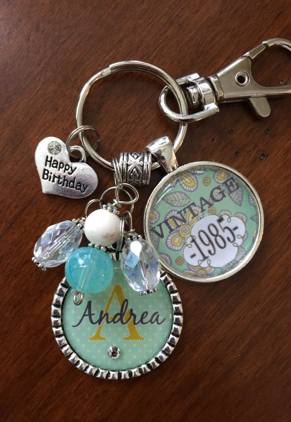Best ideas about Etsy Birthday Gifts
. Save or Pin Birthday t for her PERSONALIZED VINTAGE Necklace or Key Now.