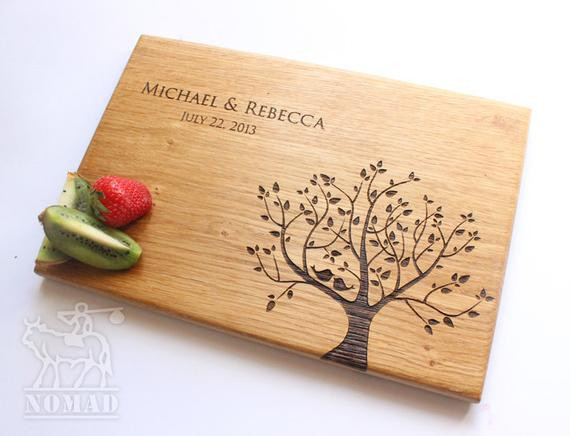 Best ideas about Etsy Wedding Gift Ideas
. Save or Pin Personalized Cutting Board Wedding Gift cutting board Gift Now.