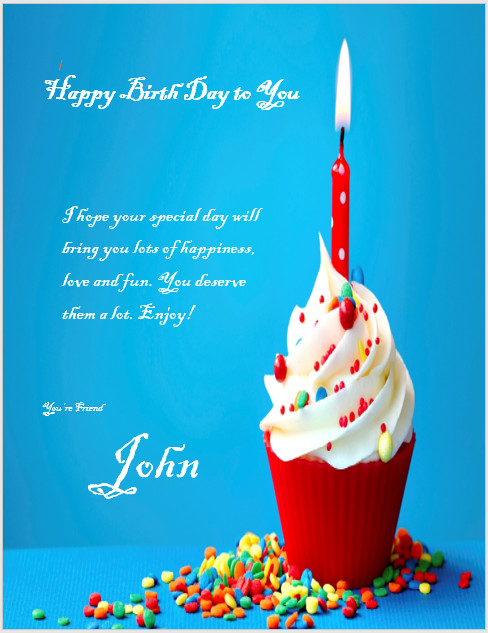 Best ideas about Examples Of Birthday Wishes
. Save or Pin Birthday Wishes Sample – Microsoft Word Templates Now.
