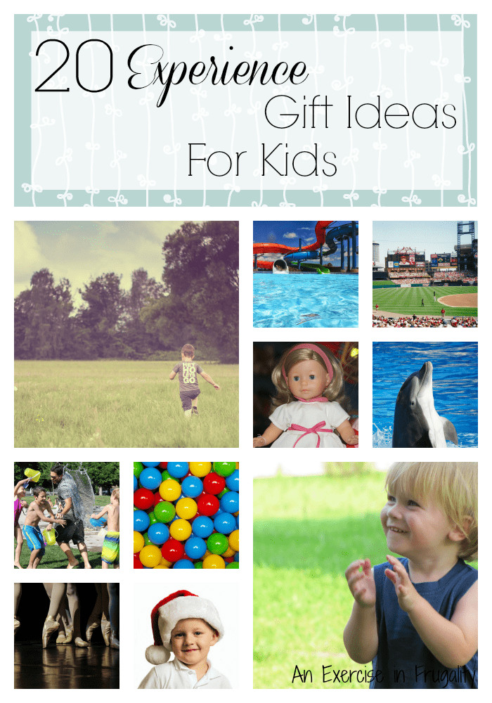 Best ideas about Experience Gift Ideas
. Save or Pin 20 "Experience" Gift Ideas for Kids Now.