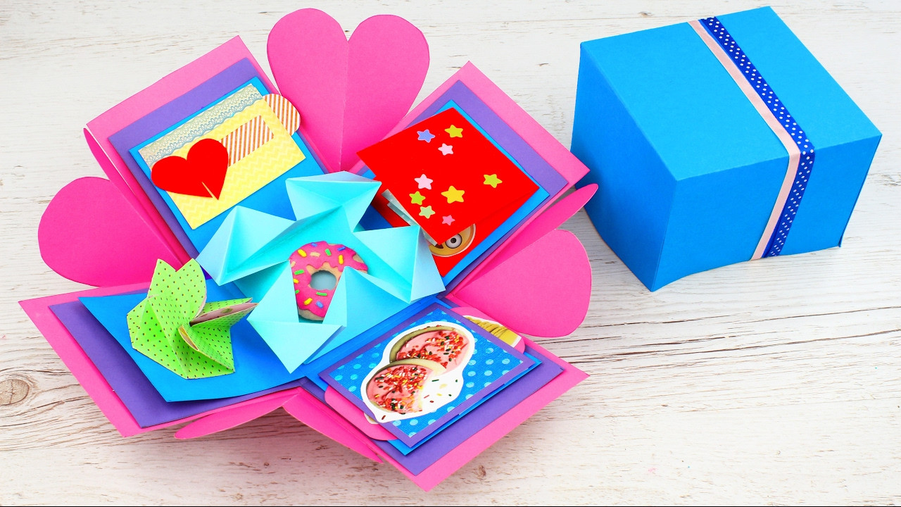 Best ideas about Exploding Box DIY
. Save or Pin DIY Exploding Box for Valentines Day Now.