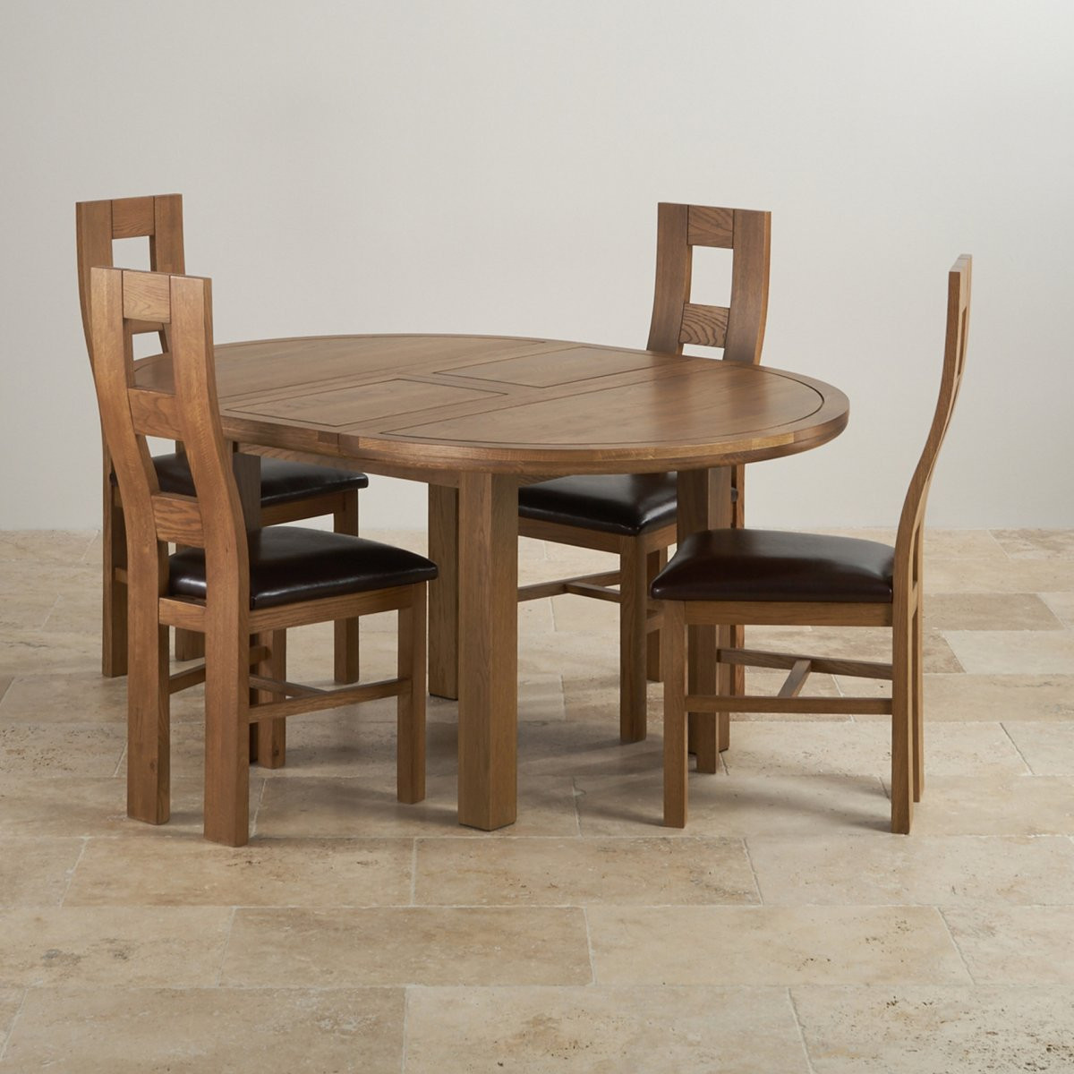 Best ideas about Extending Dining Table
. Save or Pin Knightsbridge Round Extending Dining Table 4 Leather Chairs Now.