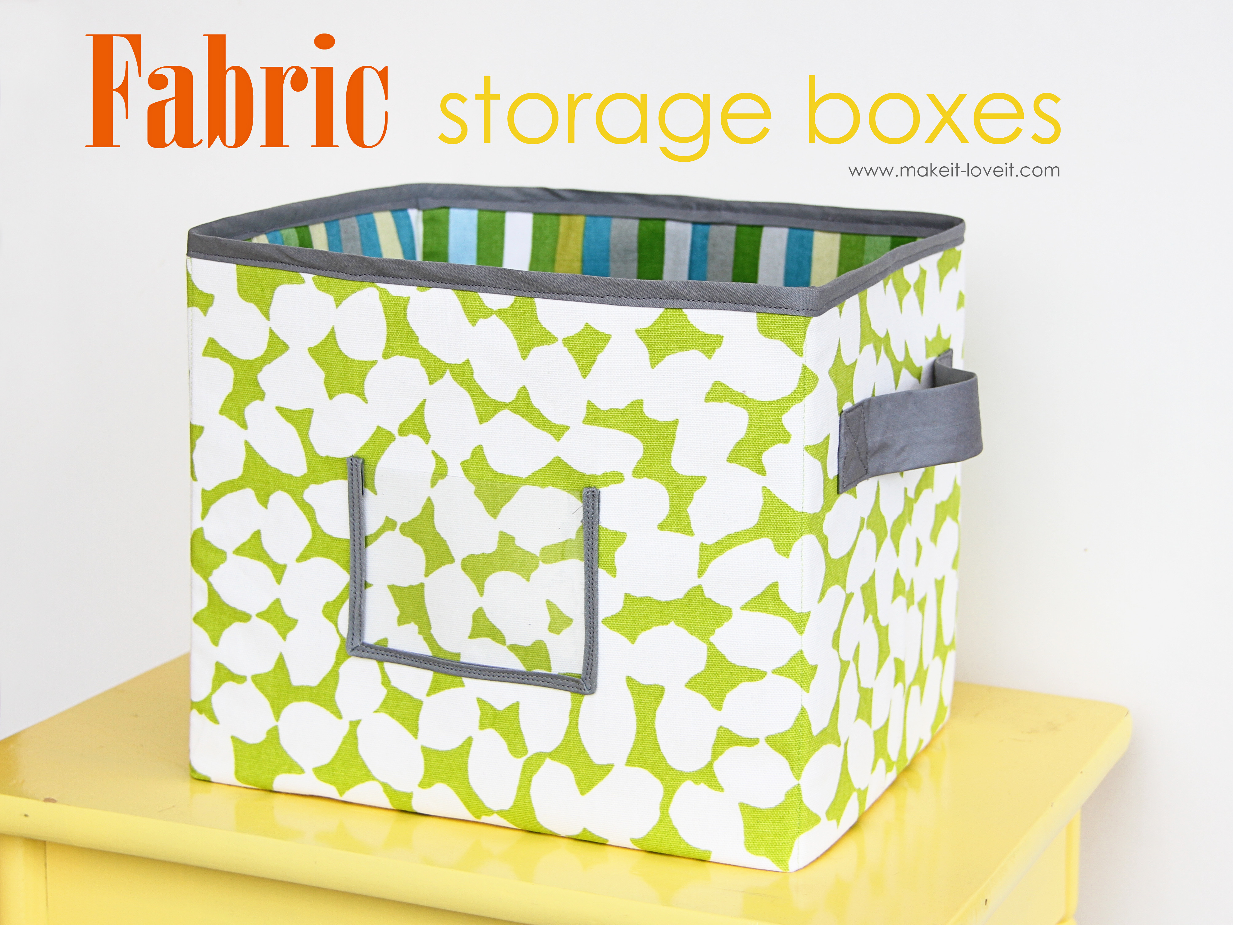 Best ideas about Fabric Boxes DIY
. Save or Pin Fabric Storage Boxes per your request Now.