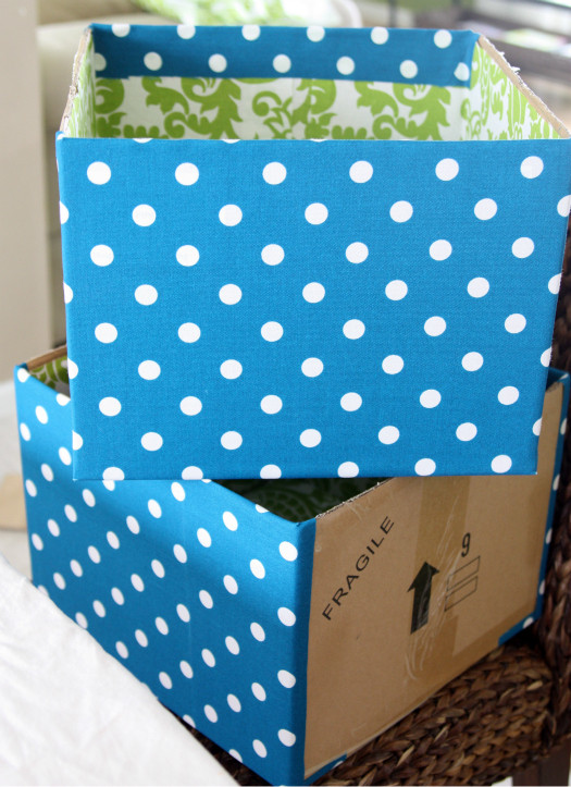 Best ideas about Fabric Boxes DIY
. Save or Pin Project Pretty DIY Fabric Boxes & a Link Party Now.