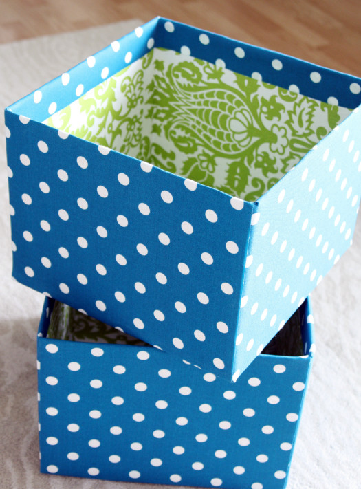 Best ideas about Fabric Boxes DIY
. Save or Pin IHeart Organizing Project Pretty DIY Fabric Boxes & a Now.