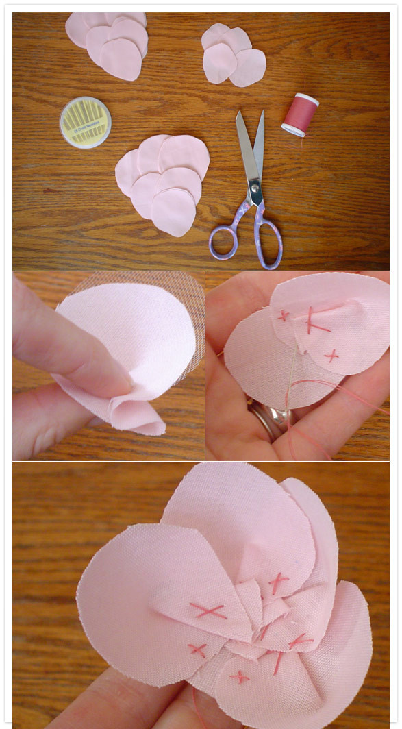 Best ideas about Fabric Flowers DIY
. Save or Pin DIY fabric flowers by Michonne DIY Projects Now.