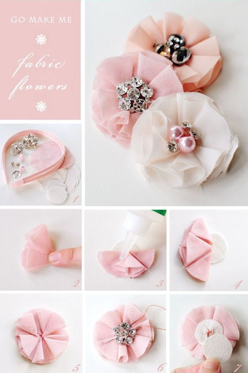 Best ideas about Fabric Flowers DIY
. Save or Pin DIY Fabric Flowers s and for Now.