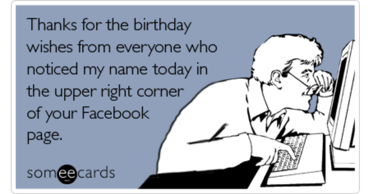 Best ideas about Facebook Birthday Cards Funny
. Save or Pin Birthday Wall Thanks Now.