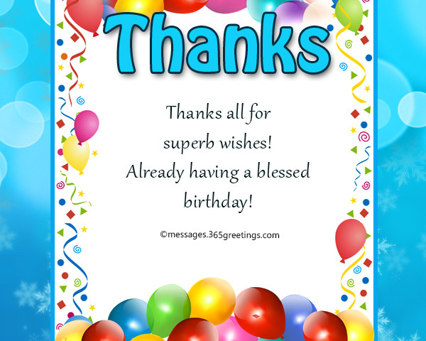 Best ideas about Facebook Thank You For Birthday Wishes
. Save or Pin Thank You Message For Birthday Wishes Now.