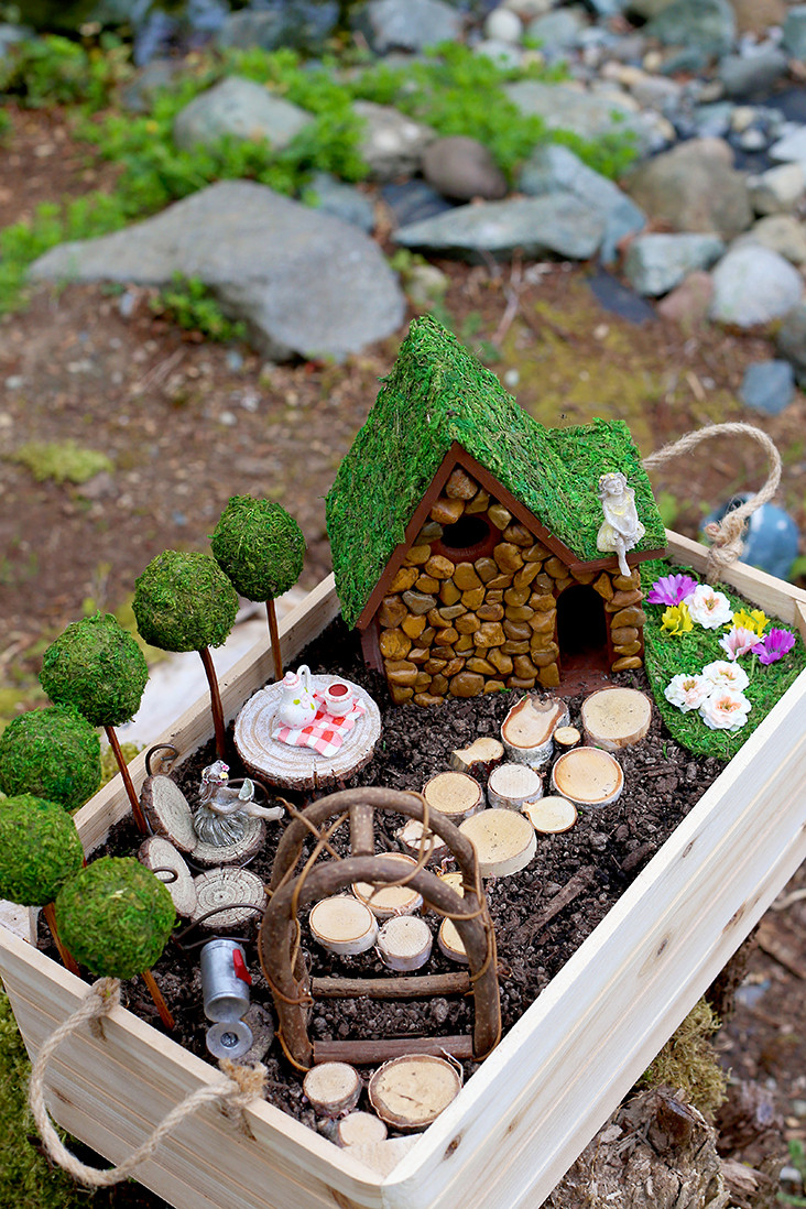 Best ideas about Fairy House DIY
. Save or Pin DIY Fairy Garden and Fairy House Tutorial Sew Much Ado Now.