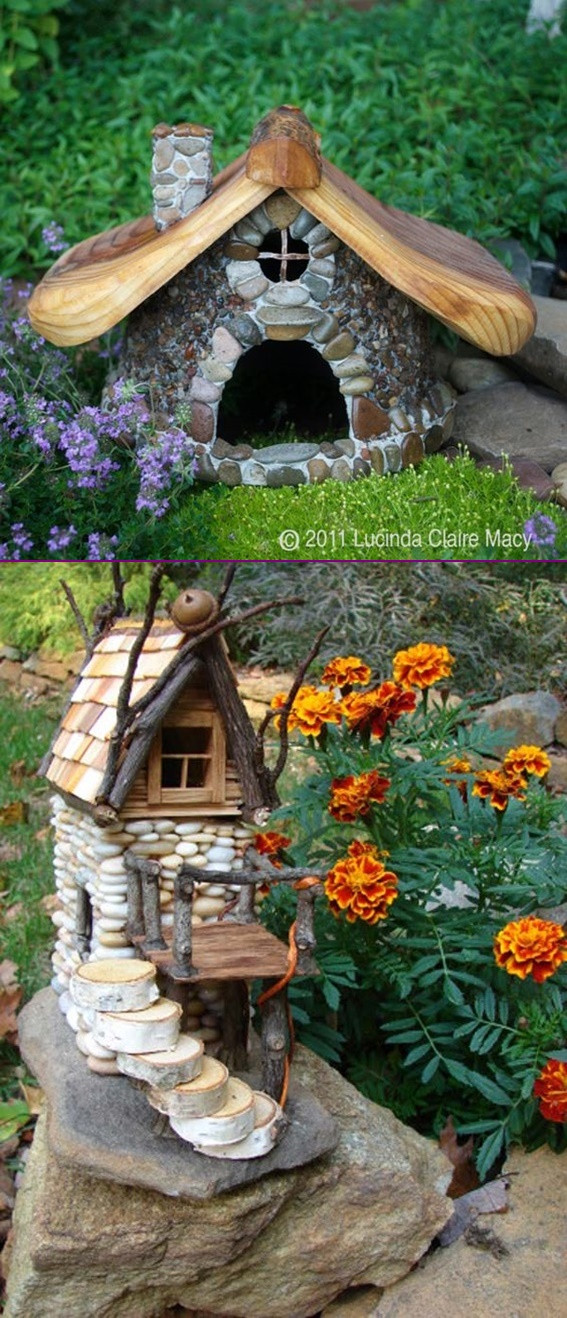 Best ideas about Fairy House DIY
. Save or Pin DIY Miniature Stone Fairy House Tutorial Now.