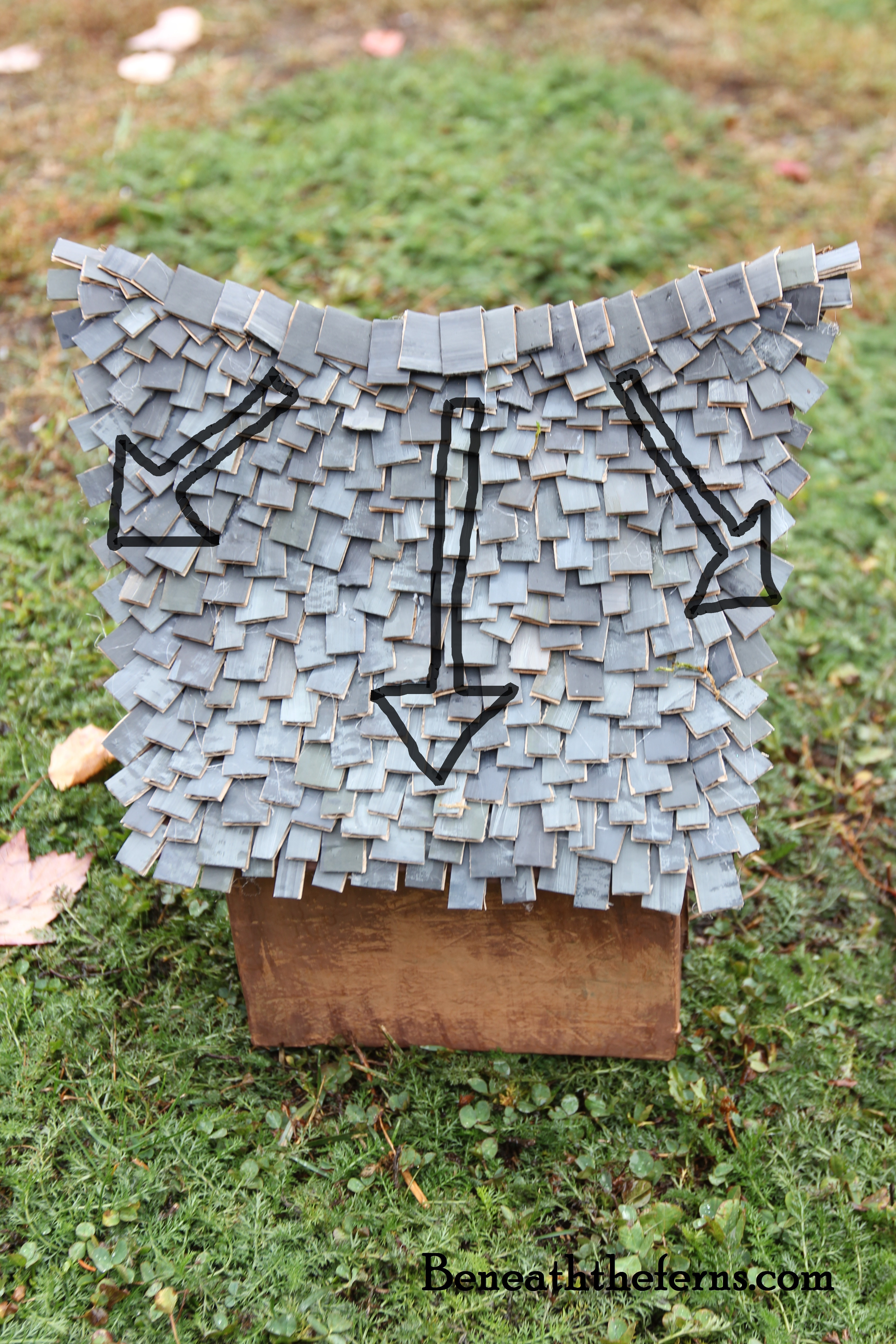 Best ideas about Fairy Houses DIY
. Save or Pin How to make a fairy house roof with shingles Now.