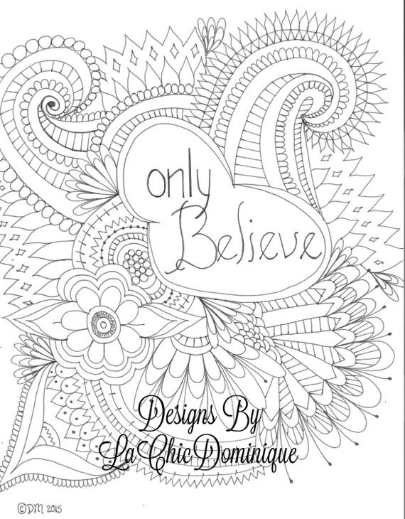 Best ideas about Faith Coloring Pages For Adults
. Save or Pin Inspirational Religious Faith Adult Coloring Page Digital Now.
