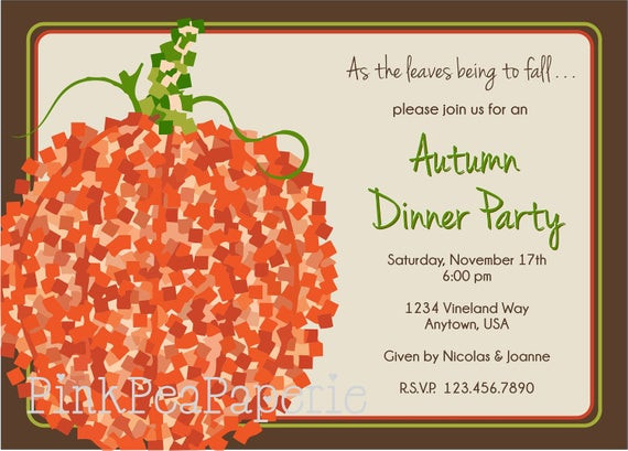Best ideas about Fall Birthday Invitations
. Save or Pin Items similar to PUMPKINS in the FALL Party Invitation Now.