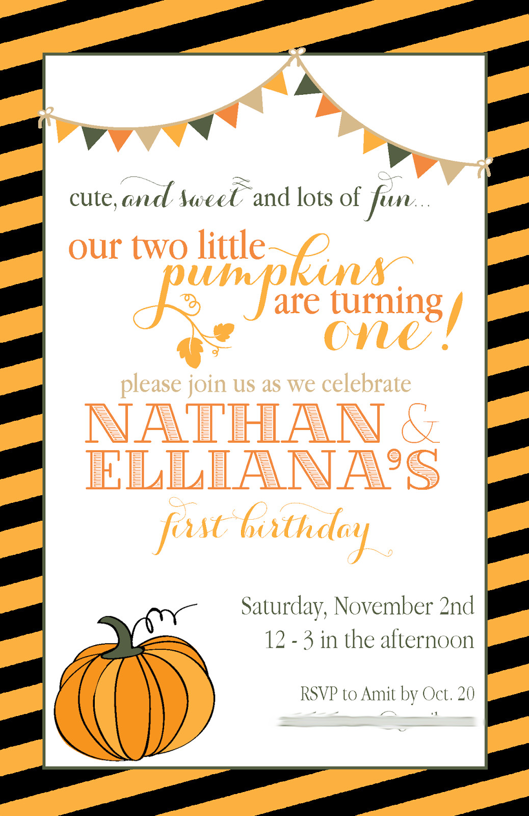 Best ideas about Fall Birthday Invitations
. Save or Pin Aliya Rinaldi Designs Invitations Logos & Graphic Design Now.