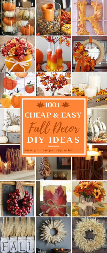 Best ideas about Fall Decorations DIY
. Save or Pin 50 Cheap and Easy DIY Outdoor Fall Decorations Prudent Now.