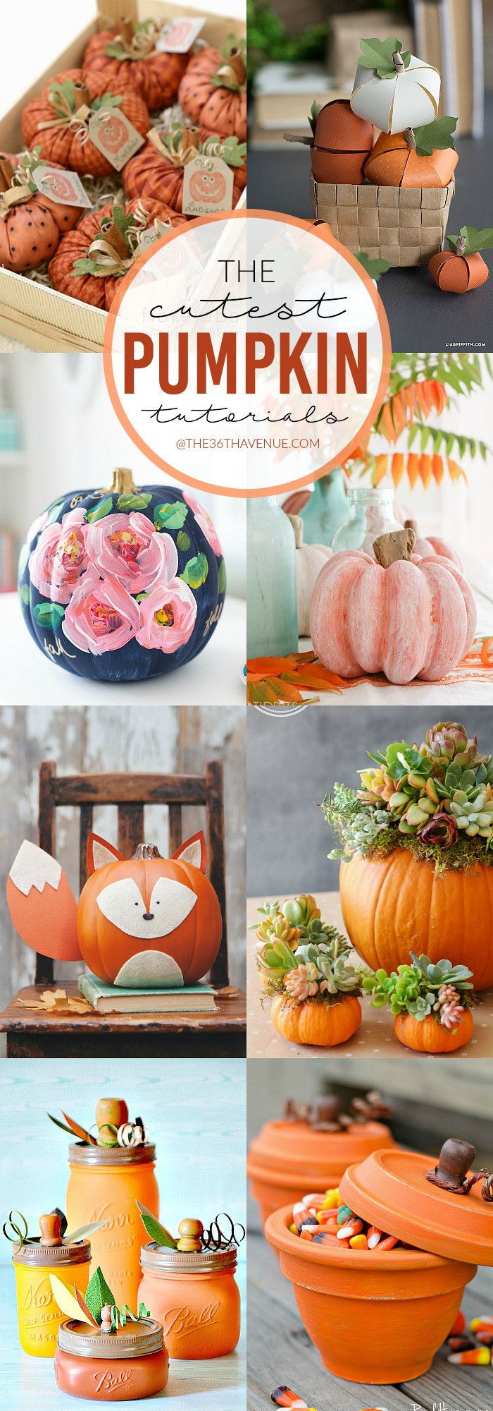 Best ideas about Fall Decorations DIY
. Save or Pin Fall Decor DIY Pumpkin Tutorials The 36th AVENUE Now.