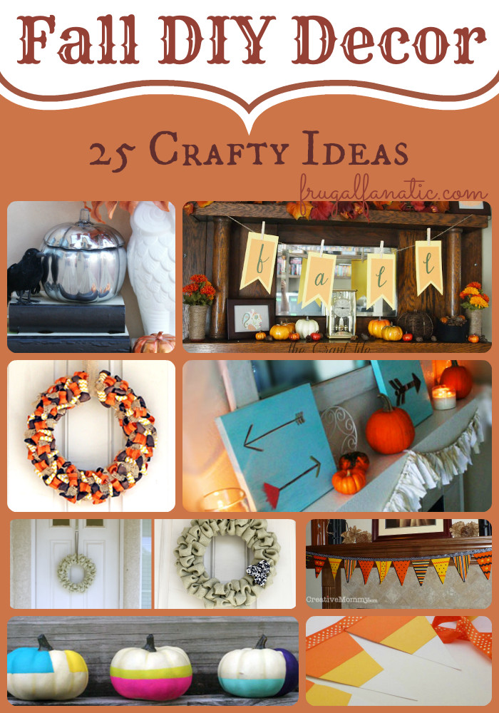 Best ideas about Fall DIY Decor
. Save or Pin DIY Fall Decorations Frugal Fanatic Now.