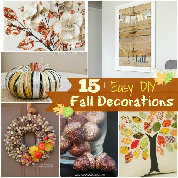 Best ideas about Fall DIY Decorating
. Save or Pin 15 DIY Fall Decorations Brittany Estes Now.