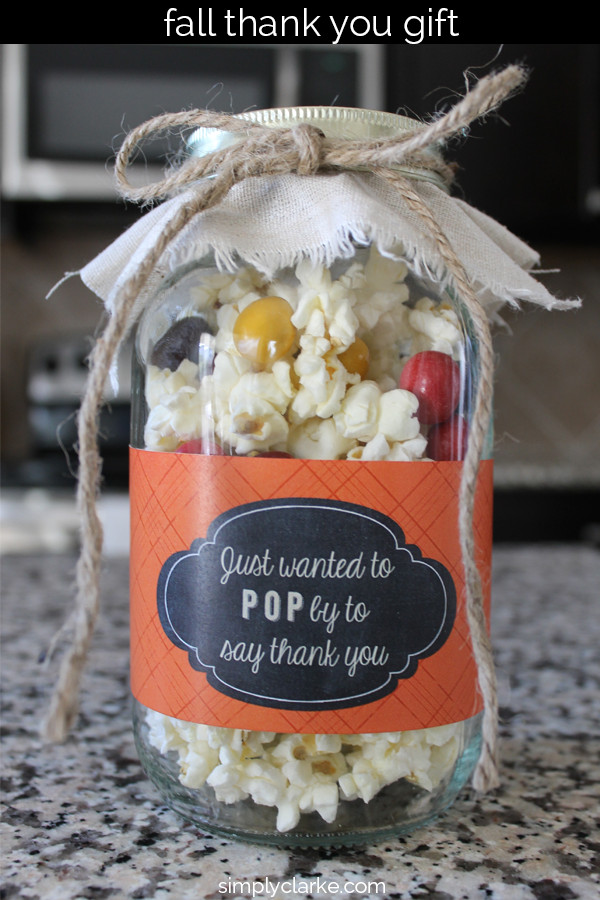 Best ideas about Fall Gift Ideas
. Save or Pin Low Calorie Popcorn Fall Gift Idea Simply Clarke Now.