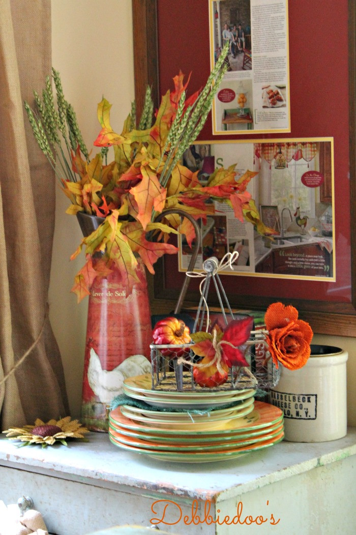 Best ideas about Fall Kitchen Decor
. Save or Pin Fall bud decorating in the kitchen Debbiedoos Now.