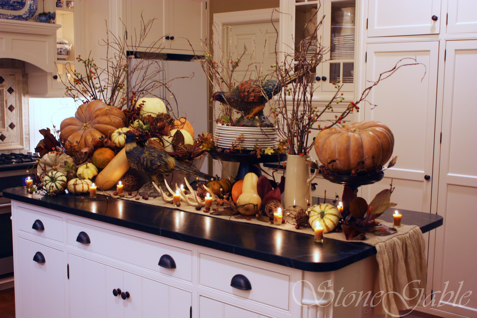 Best ideas about Fall Kitchen Decor
. Save or Pin THANKSGIVING WOODLAND BUFFET StoneGable Now.