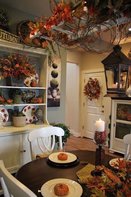 Best ideas about Fall Kitchen Decor
. Save or Pin 30 Beautiful And Cozy Fall Dining Room Décor Ideas DigsDigs Now.