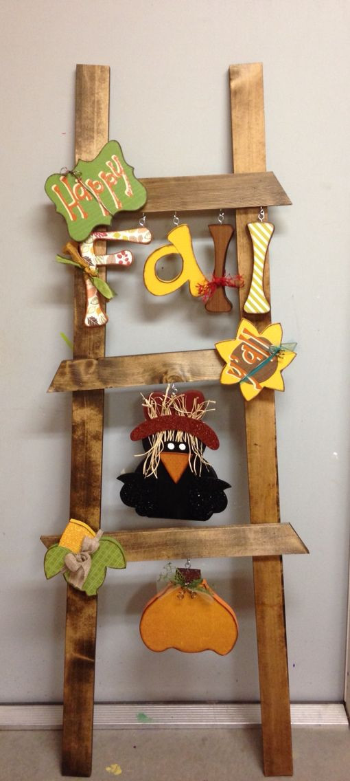 Best ideas about Fall Wooden Crafts
. Save or Pin 17 Best images about holiday ladder ideas on Pinterest Now.