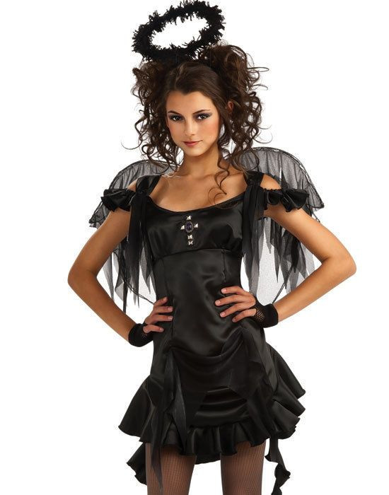 Best ideas about Fallen Angel Costume DIY
. Save or Pin Teen Girls Cute Black Gothic Dark Fallen Angel Halloween Now.