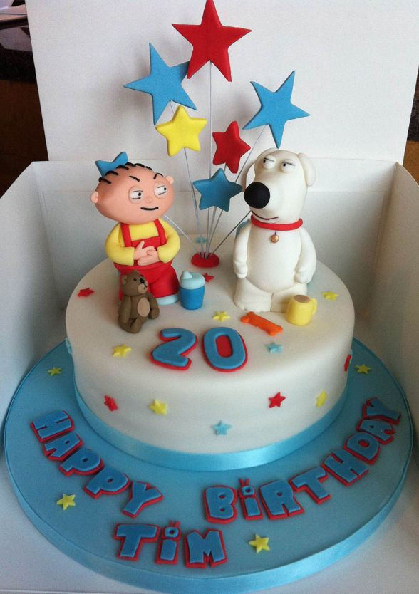 Best ideas about Family Guy Birthday Cake
. Save or Pin family guy Stewie and Brian cake Now.