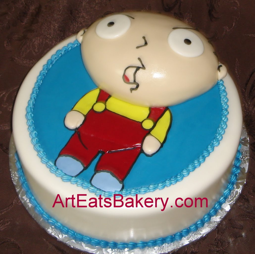 Best ideas about Family Guy Birthday Cake
. Save or Pin Family Guy Stewie custom fondant birthday cake Now.