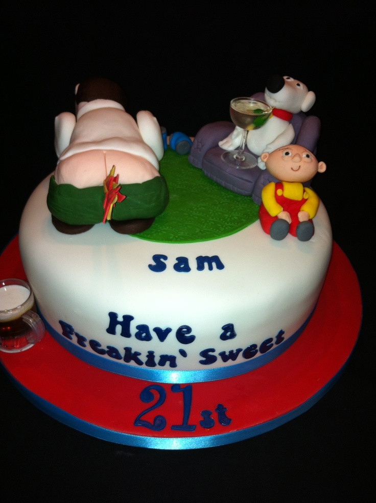 Best ideas about Family Guy Birthday Cake
. Save or Pin Family Guy inspired 21st Birthday cake Now.