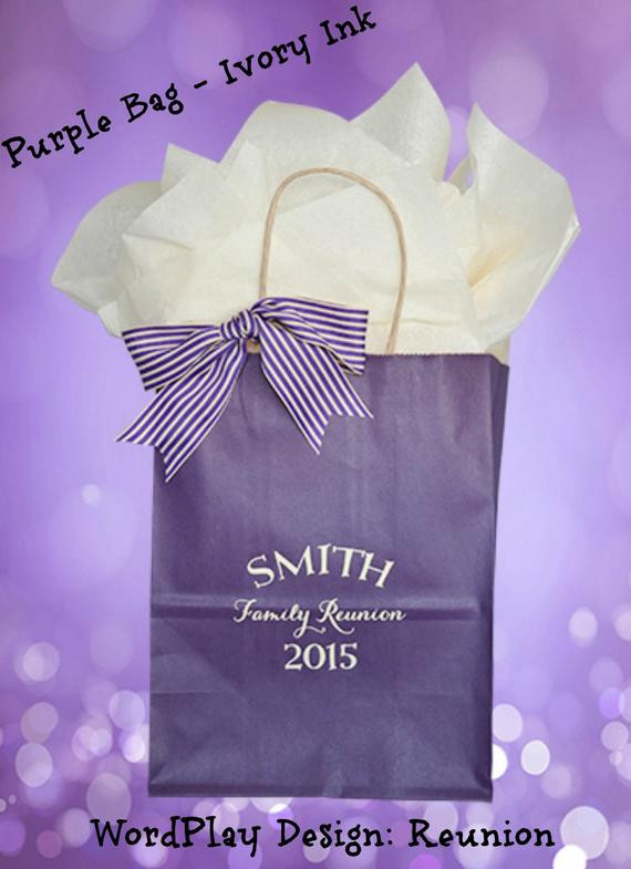 Best ideas about Family Reunion Gift Bag Ideas
. Save or Pin 25 Personalized Wedding Wel e Bag Family by Now.
