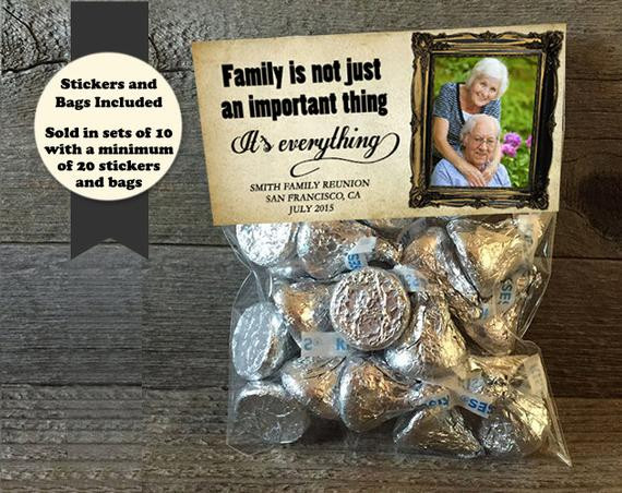 Best ideas about Family Reunion Gift Bag Ideas
. Save or Pin Family Reunion Stickers and Bags Family Reunion Favors Now.