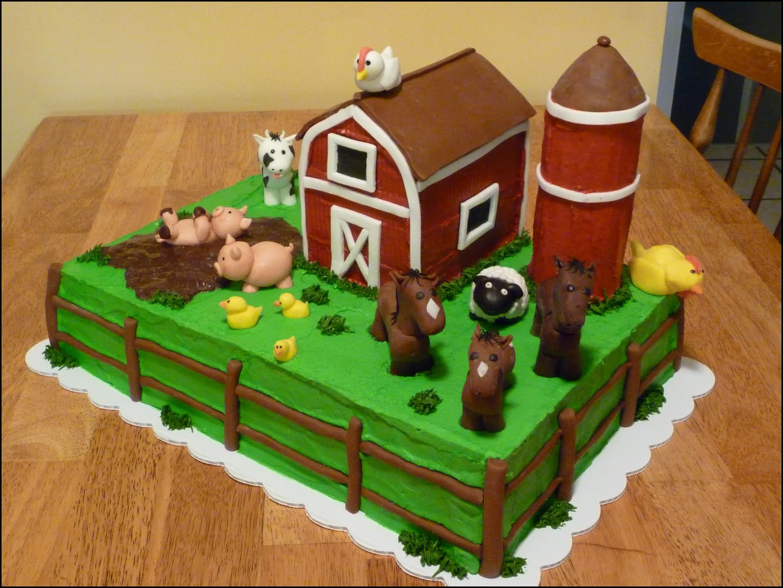 Best ideas about Farm Birthday Cake
. Save or Pin Crazy About Cakes Old McDonald Had A Farm Cake Now.