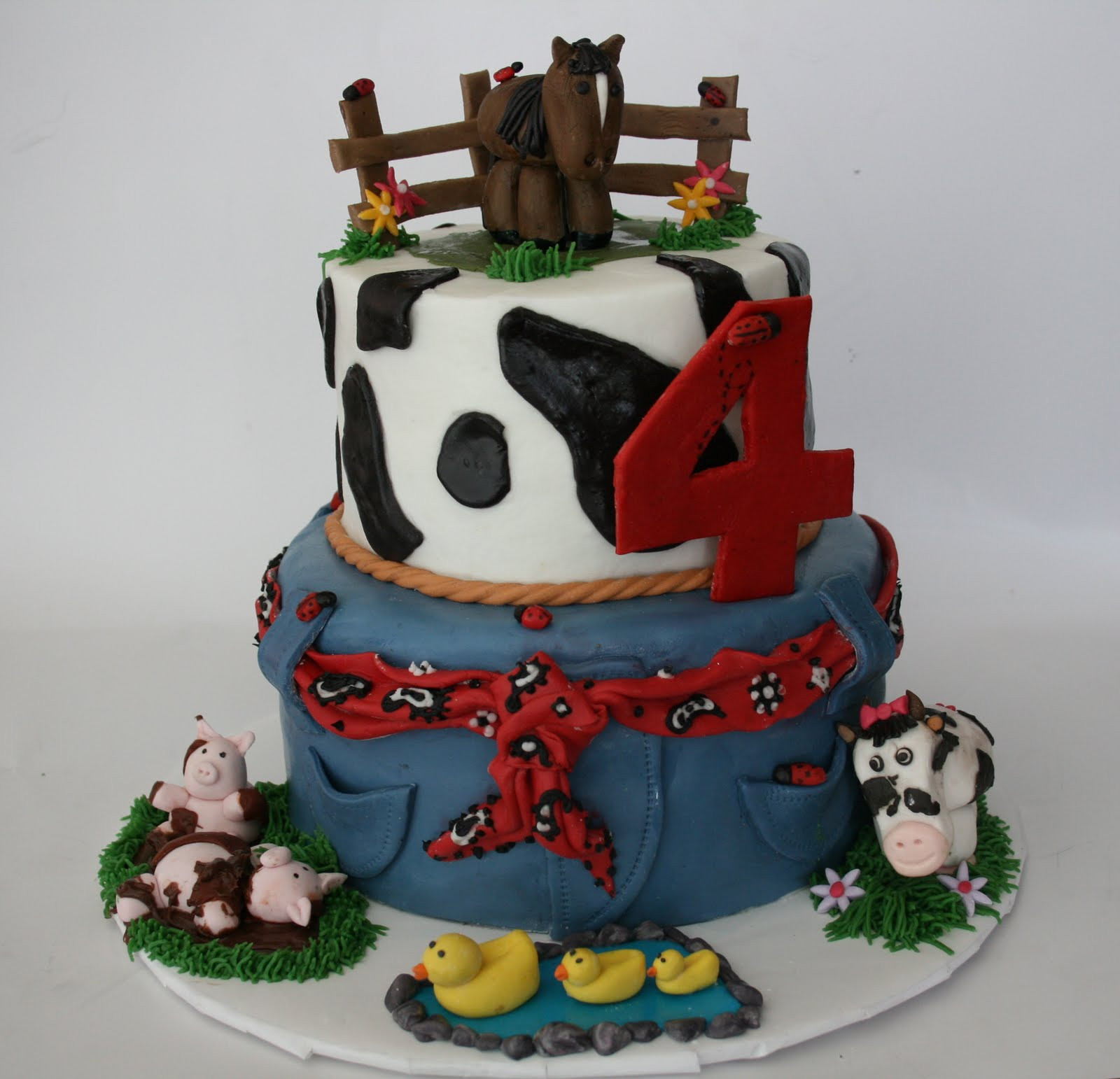 Best ideas about Farm Birthday Cake
. Save or Pin And Everything Sweet Taylor s 4th Birthday Farm Cake Now.