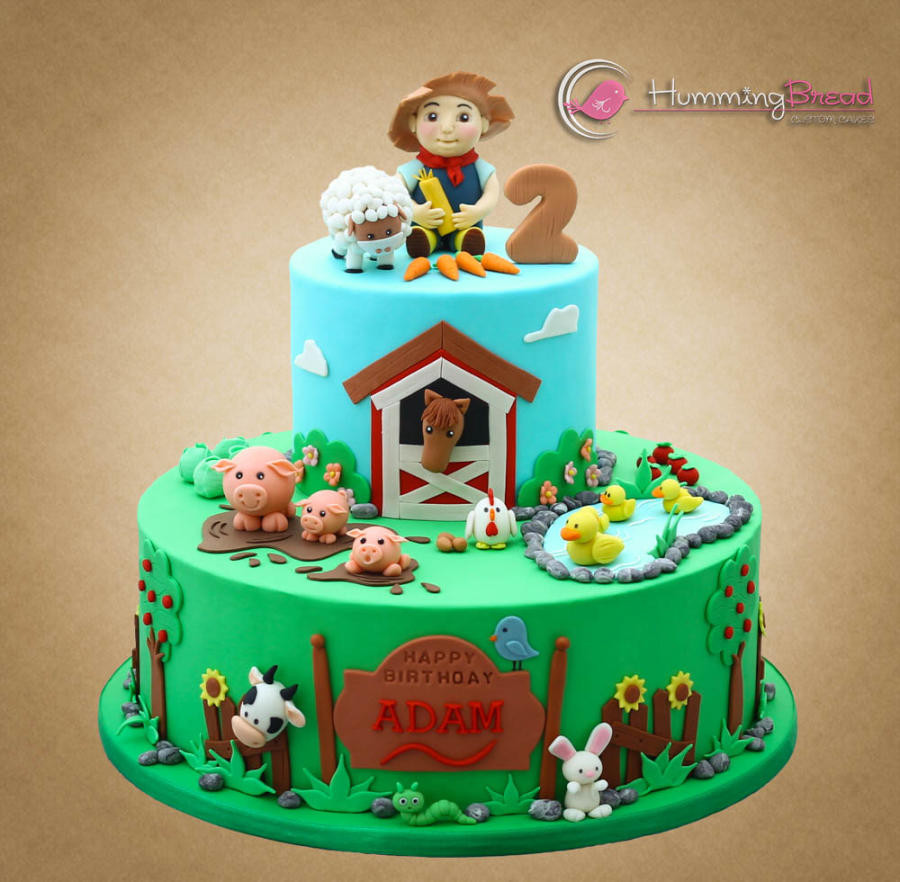 Best ideas about Farm Birthday Cake
. Save or Pin Farm Cake cake by HummingBread CakesDecor Now.