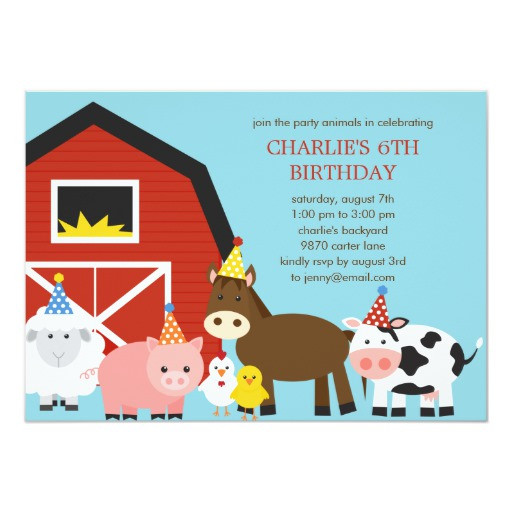 Best ideas about Farm Birthday Invitations
. Save or Pin Farm Animals Birthday Party Invitation Now.