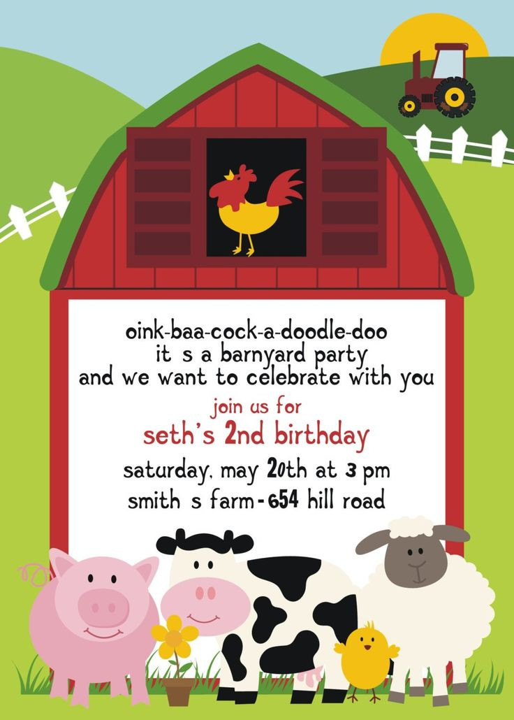 Best ideas about Farm Birthday Invitations
. Save or Pin Free Printable Barnyard Farm Invitation Template Like Now.