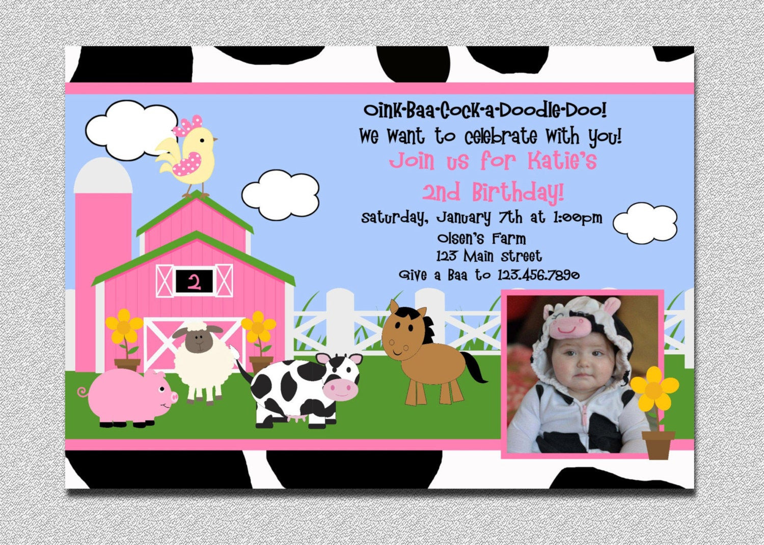 Best ideas about Farm Birthday Invitations
. Save or Pin Barnyard Birthday Invitation Farm Birthday Party Invites Now.