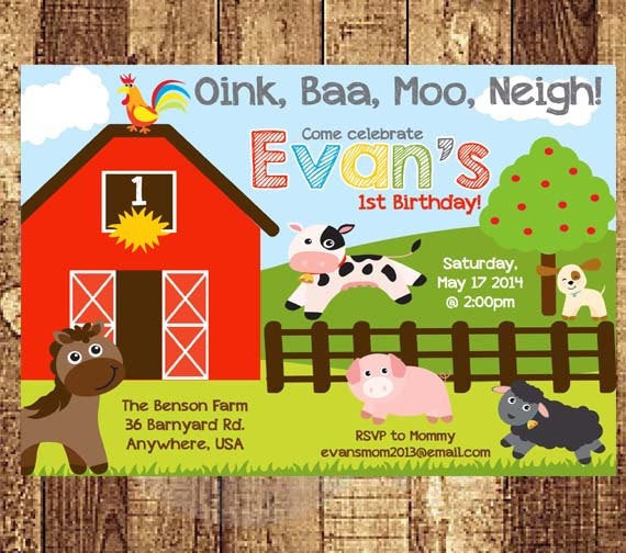 Best ideas about Farm Birthday Invitations
. Save or Pin Farm Birthday Invitation Farm Invitation Farm by Now.