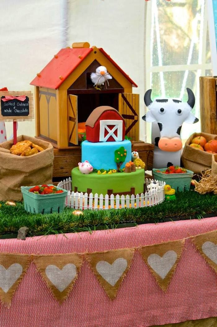 Best ideas about Farm Birthday Party
. Save or Pin Farm Barnyard themed party via Kara s Party Ideas Now.