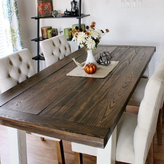 Best ideas about Farm Style Dining Table
. Save or Pin Do it yourself farmhouse style dining room table Now.