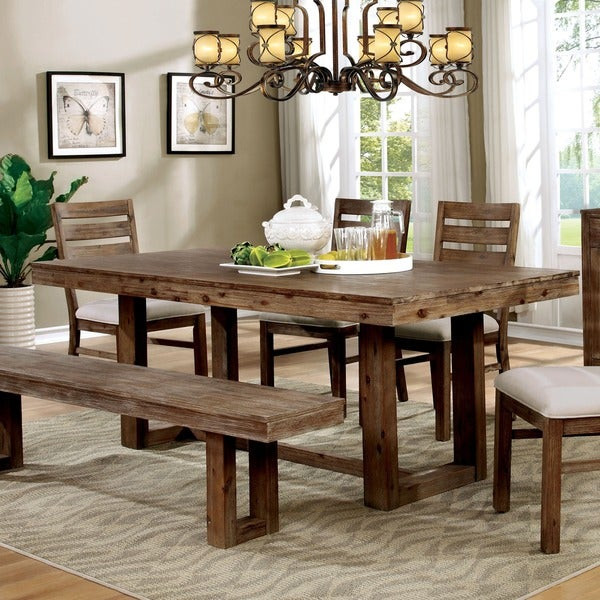 Best ideas about Farm Style Dining Table
. Save or Pin Furniture of America Treville Country Farmhouse Natural Now.