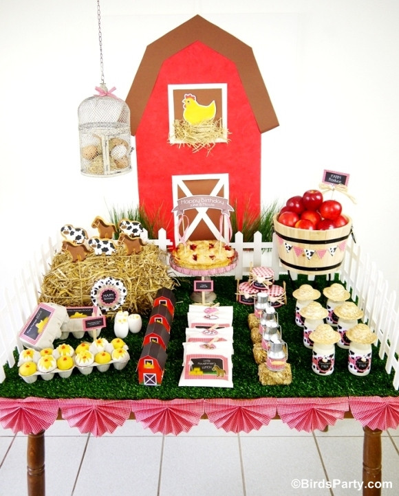 Best ideas about Farm Themed Birthday Party
. Save or Pin My Kids Joint Barnyard Farm Birthday Party Party Ideas Now.