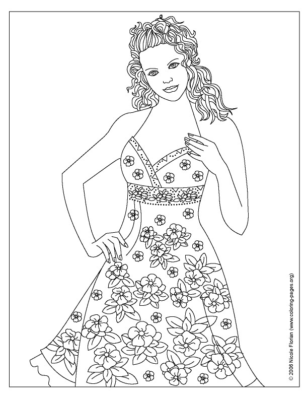 Best ideas about Fashion Coloring Pages For Girls Printable
. Save or Pin Fashion Coloring Pages To Print Coloring Home Now.
