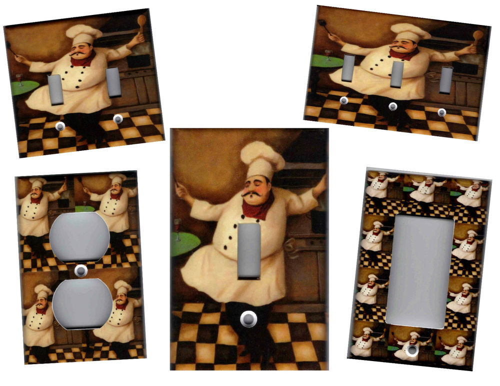 Best ideas about Fat Chef Kitchen Decor
. Save or Pin FAT CHEF KITCHEN HOME DECOR LIGHT SWITCH PLATE Now.